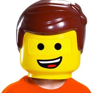 Emmet LEGO Movie 2 Half Mask Yellow, One Size Child